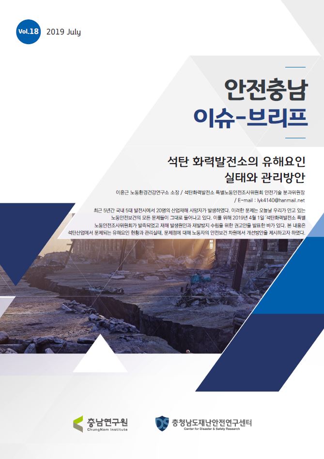 안전충남 이슈브리프 제18호