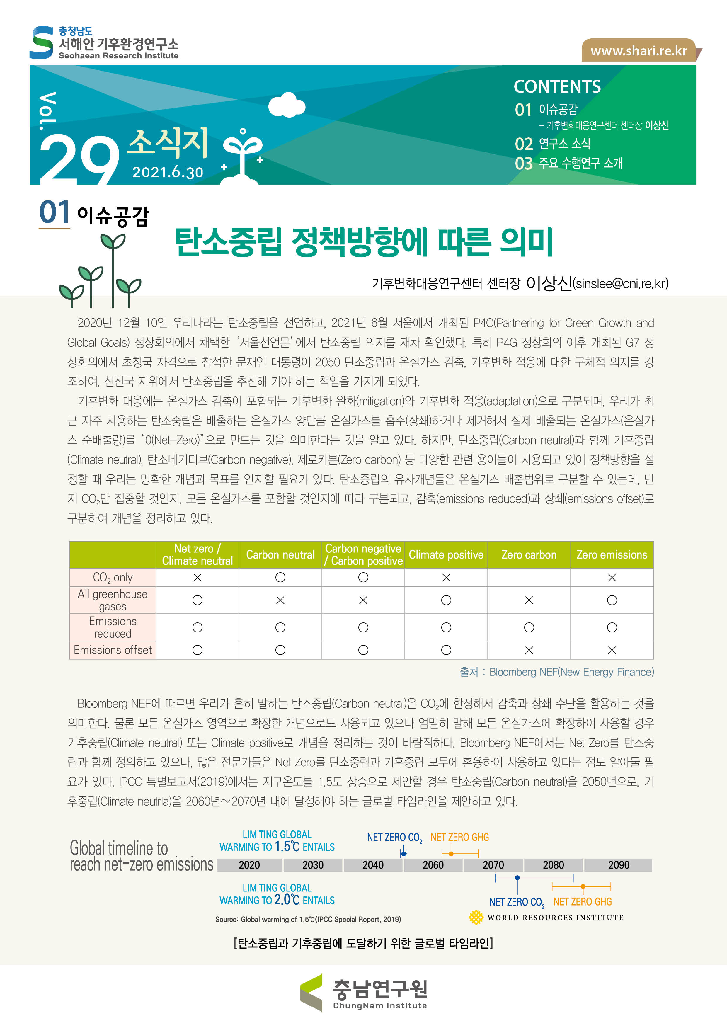 서해안기후환경연구소 소식지 제29호제29호